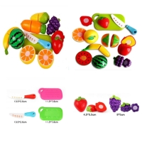Mainan potong buah sayur cutting fruits vegetable lengkap isi 5 macam