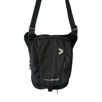 KALIBRE volus hitam tas selempang paha tablet IPad mini tas pinggang