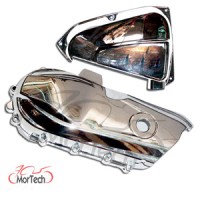 aksesoris Cover cvt + filter udara chrom honda beat scoopy vario 110