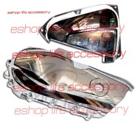 aksesoris Cover cvt + filter udara chrom honda beat scoopy vario 110