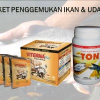 paket penggemukan ikan, lele, dan udang ( serbuk )