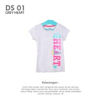 GIRLS T-SHIRT DANSKIN Baju Pakaian Atasan Kaos Anak Perempuan Branded