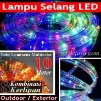 LAMPU HIAS LED SELANG 10 M WARNA-WARNI - TUBE LUMINEUX MULTICOLORE