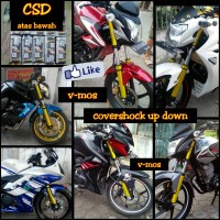 cover shock up down new vixion byson verza cb150r new megapro satria