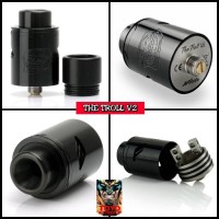 THE TROLL V2 VELO DECK RDA BLACK AUTHENTIC 100% BY WOTOFO