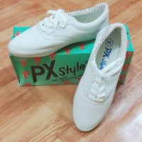 Sepatu kanvas px style tali murah murmer anak