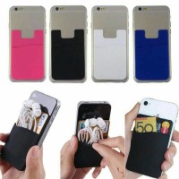 Phone sticky card holder - dompet kartu - card pocket - kantong hp