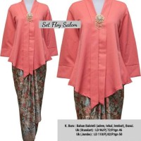 Set Floy Salem JUMBO (Kebaya+kain)/Kebaya modern/Kutubaru/Kain