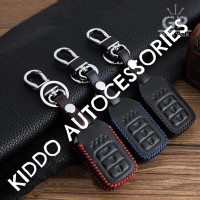 Key Cover/sarung kunci kulit leather Honda all new City, CRV 3 Tombol