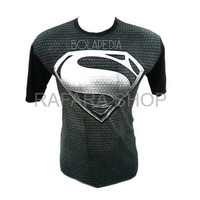 SUPPLIER Baju Kaos Superman full body superhero gym fitness pria cow