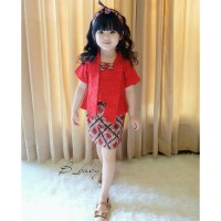 Kebaya Kutubaru Anak | Kebaya Anak | Kebaya Batik Anak ukuran S