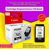 Cartridge Original Canon Small PG-745s PG745s 745 Black, Tinta Printer