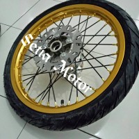 Velg Sepaket Vixion Lama/ Vixion New Paket Ban Luar Dalam Tromol TDR