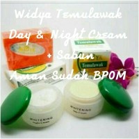 Paket Cream Temulawak Widya Day+Night+Sabun Krim Pemutih Muka BPOM