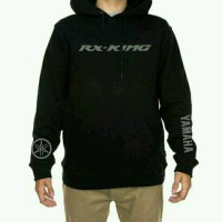 Jaket Sweater Hoodie Motor Rx - King Yamaha Full Hitam