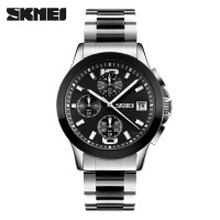 Jam Tangan Pria Original SKMEI 9126 Hitam Anti Air / Alexander Rolex