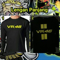 Kaos Baju T-Shirt Valentino Rossi VR 46 Moto GP Lengan Panjang Murah