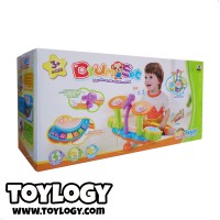 Mainan Anak Alat Musik Drum Set Percussion Music CY-6002B