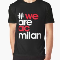 KAOS T-SHIRT WE ARE AC MILAN