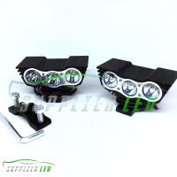 Lampu Tembak Sorot Motor Mobil LED CREE Mini OWL Ultrafire 3 Mata