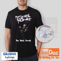 Kaos Gildan MCR My Chemical Romance The Black Parade - T Shirt Cowok /