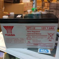 Aki Accu baterai vrla kering MF Yuasa 12v 7ah 12 v 7 ah UPS