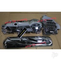 chrome set vario 110 karbu cover cvt knalpot radiator crome