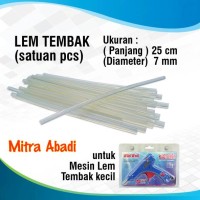 Lem Tembak Lilin/Glue Gun Stick Kecil 25 cm x 7 mm