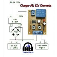 Kit module charger accu / aki 12v