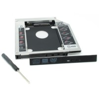 New Terbaru Second Hdd / Ssd Caddy Sata Iii Tebal 12.7Mm