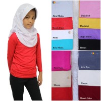 Kaos Manset Anak uk 5-7 Tahun / Baju Lengan Panjang Anak Perempuan