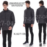 Jaket Branded Pria - GAP 68 MEN BLACK PUFF