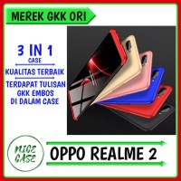 OPPO REALME 2 - HARD CASE 3 IN 1 ORI GKK BUMPER ARMOR BAGUS