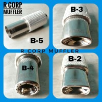 HKS Oval Pendek Muffler Knalpot Mobil Racing Civic/Jazz/Avanza/Xenia