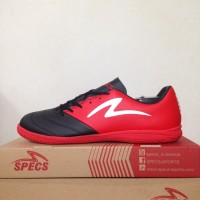 Sepatu Futsal Specs Storm 19 IN Black Emperor Red 400841 Original BNIB