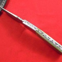 Handmade Baja Damaskus DAMASCUS PISAU BERBURU 8 INC DF-4247 GAGANG