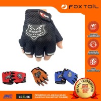 Fox Glove Fitness gym sarung tangan anti sobek motor sepeda olah raga