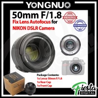 Lensa YONGNUO YN 50mm f/1.8 For NIKON DSLR , Lensa Fix 50mm