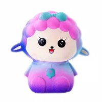 Squishy Sheep Galaxy Jumbo Rainbow. Squishy Domba Bear Jumbo Galaxy