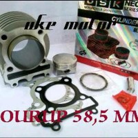 BLOK SEHER YAMAHA MIO BOURUP 58 - 5 MM RACING DSK
