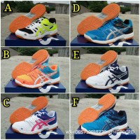 sepatu asics gel cumulus 16 hitam putih buat voli