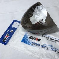 Kaca Helm Original GM Evolution GM Fighter Silver