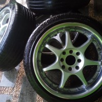 velg jrd R16 lebar 7 et 40 + Ban accelera phi r 195/45