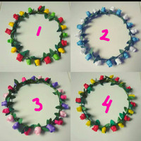 FLOWER CROWN /Mahkota bunga ; BUNGA KUNCUP ; Bando/Accessories