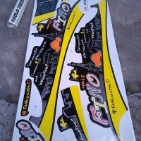 Striping Sticker Lis Variasi Motor Mio Fino Karbu Paris -6