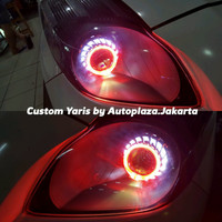 Bixenon HID projector toyota yaris hid projector led angel eyes yaris