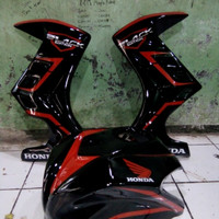 kondom tangki & Half fairing honda new mega pro karbu