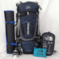 Paket Hemat Lengkap Murah Tas Carrier / Tas Gunung Sioux 60L