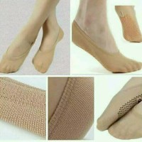 Kaos kaki telapak Stocking tumit Hidden socks dengan anti slip