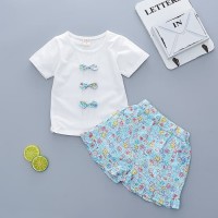 Baju Pakaian Fashion Anak Bayi Cewek Perempuan Setelan Kaos Pita